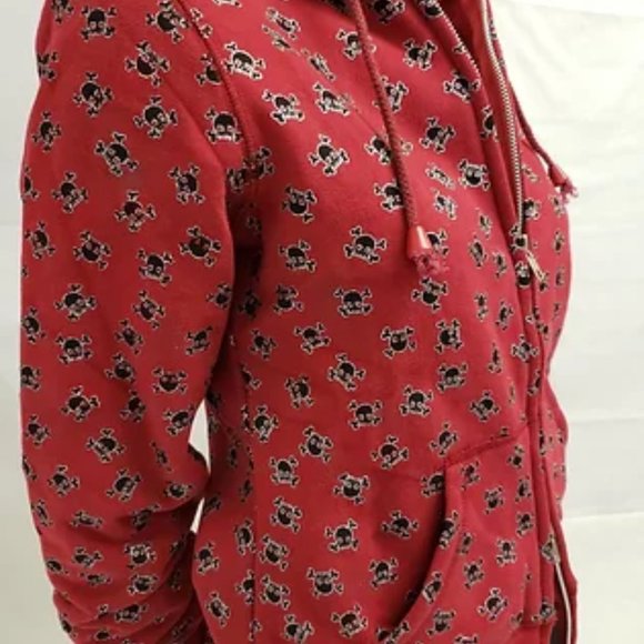 New Glitter Skull & Crossbone Hoodie - Picture 5 of 13